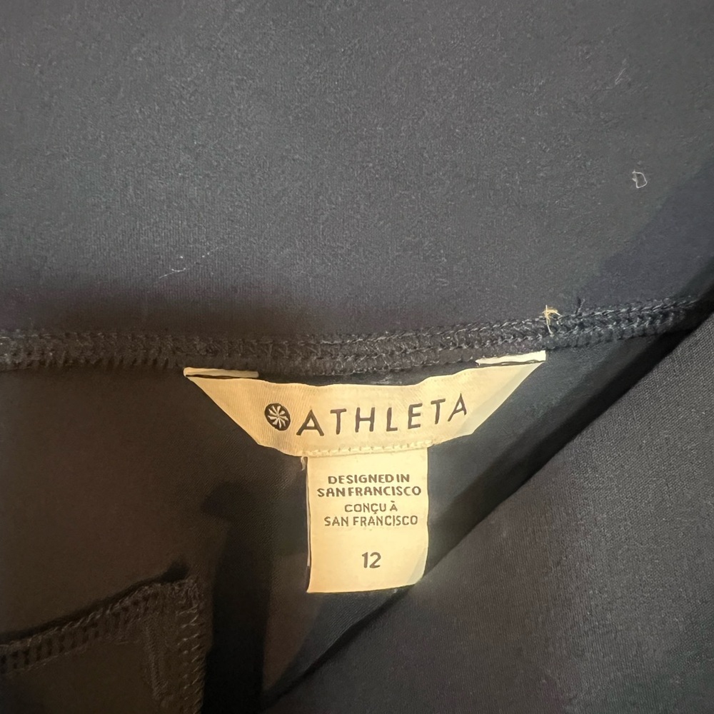 Athleta Deep Blue Endless Pants Size 12 - Picture 4 of 4